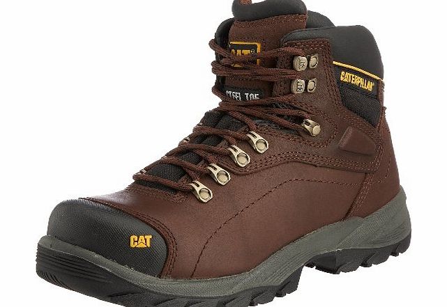 CAT Footwear Mens Diagnostic Hi S3 Safety Boots Oak p711912 10 UK