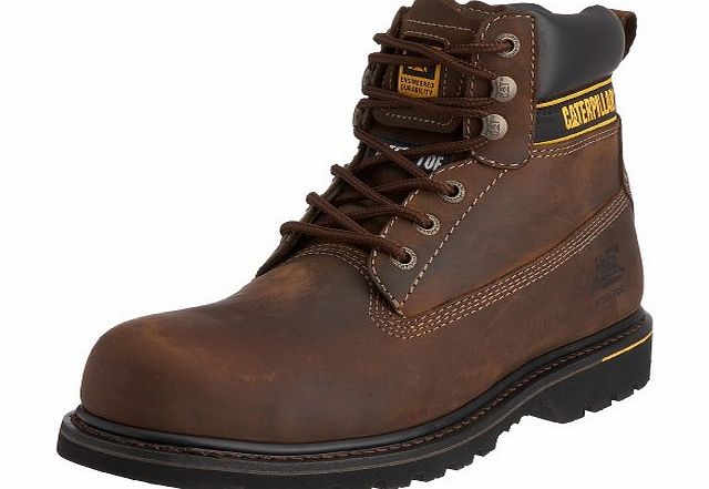 Caterpillar CAT Footwear Mens Holton SB Dark Brown Safety Boots 708025 12 UK