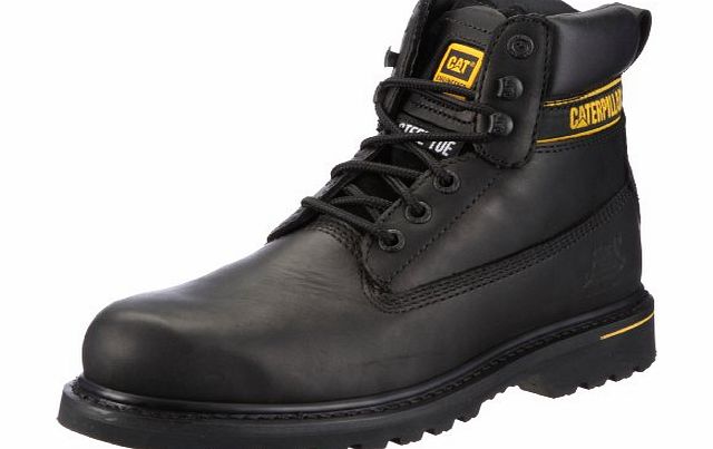 Caterpillar CAT Footwear Mens Holton Steel Toe S3 Black Boots 708030 7 UK, 41 EU