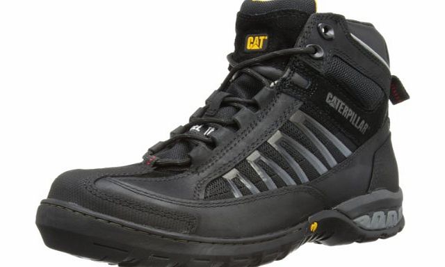 Caterpillar CAT Footwear Mens Kaufman Hi S1P Black Safety Boots P715600 7 UK