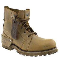 Caterpillar Male Caterpillar Peril Leather Upper Casual Boots in Natural