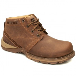 Caterpillar Male Harding Waxy Leather Upper Casual in Brown