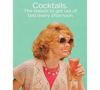 Cath Tate Cards Cocktails Greeting Card