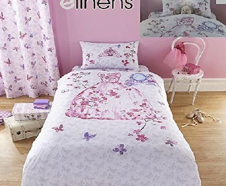 Catherine Lansfield Glamour Princess Eyelet Lined 66 x 72 inch Curtains