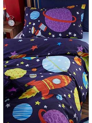 Catherine Lansfield Outer Space Duvet Set - Single