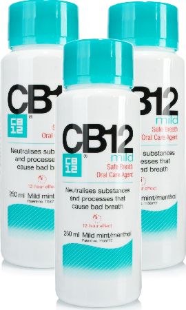 CB12, 2102[^]0081701 Mild Mint-Menthol Mouthwash - Triple Pack