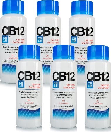 CB12, 2102[^]0106471 Mint-Menthol Mouthwash 250ml - 6 Pack