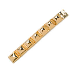 Gold Stud Hinge Bracelet - AS SEEN ON