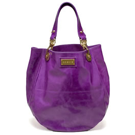 PRE-ORDER ITEM - CC Skye Purple Leather Blake Bag