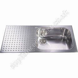 CDA Picazzo Single Bowl Sink with Left Hand Drainer