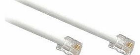 10m ADSL Broadband Modem Cable~Lead ~ Wire ~ Cord - RJ11 plugs at both ends