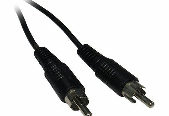 CDL Micro 5m Single RCA / Phono Male to Male RCA Phono Audio Video AV Cable Lead Wire