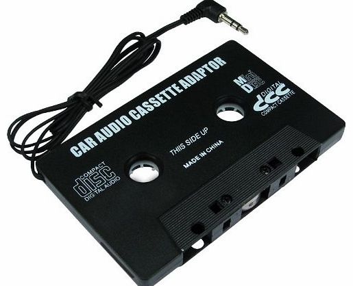 CDL Micro Car Tape Cassette Adapter Black for iPod ~ iPhone ~iPod Touch ~ MP3 player ~ CD Walkman ~ etc
