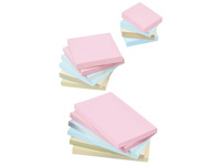 CEB CE 38x51mm recycled sticky notes in assorted