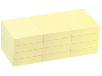 CEB CE 38x51mm recycled yellow sticky notes, 120