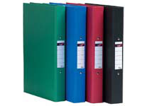 CEB CE A4 black recycled 2 ring binder with 25mm