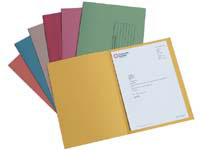 CEB CE A4 blue manilla square cut folders,