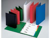 CEB CE A4 red pvc 4 o ring binder with 25mm