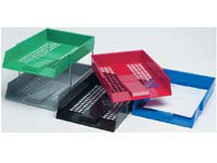 CEB CE green desktop filing and letter tray, EACH