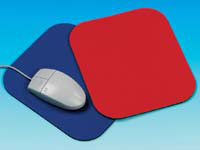 CEB CE premium red mouse mat with 6mm sponge base,
