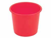 CEB CE red round polypropylene waste paper tub with