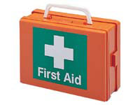 CE vehicle/travel first aid kit complete with