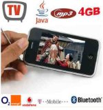 CandS A800 Black (4GB) TV mobile phone 3.2 `TouchScreen Mobile TV Smartphone, PDA, GSM Quadband, Dual Sim Dual Standby, Camera, MP3/MP4, FM, JAVA, SELF-INSTALL, Bluetooth, USB, Unlocked, Sim Free