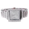 CelebSeen Clothing Mens Square Chunky Silver Watch