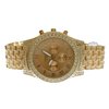 CelebSeen Clothing Mens Throwback 80`s Iced Out Gold Watch