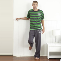 Celtic Long Pyjama - Green/Black.