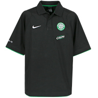 Celtic Nike 06-07 Celtic Polo shirt (black)