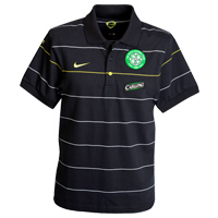 Celtic Nike 08-09 Celtic Polo shirt (black)