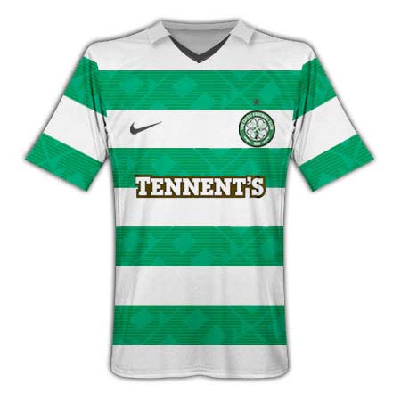 Celtic Nike 2010-11 Celtic Home Nike Football Shirt