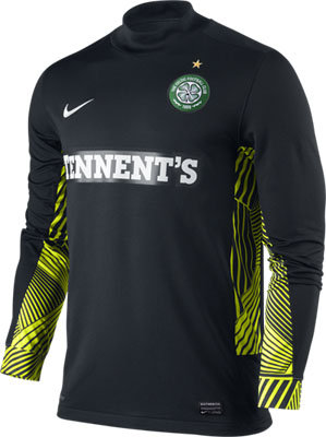 Celtic Nike 2011-12 Celtic Nike Black Goalkeeper Shirt