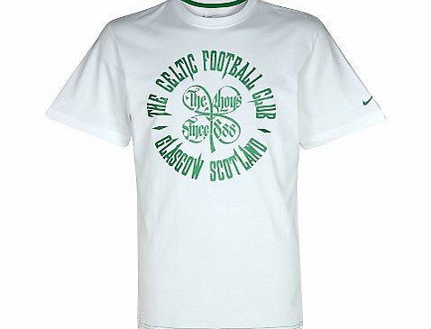 Celtic Nike 2011-12 Celtic Nike Core Basic Tee (White)