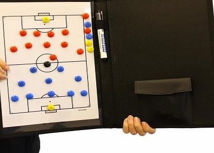 Central New Central Football Strategic Coaching Folder With Magnetic Player Markers