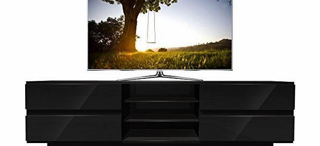 Avitus Gloss Black Designer Stand upto 65inch Flat Screen LED and LCD TV Cabinet