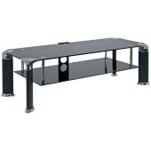 GT13 Black Glass TV Stand For 55`