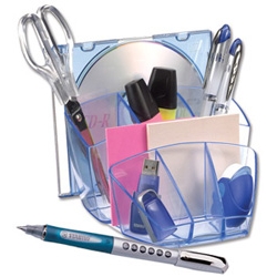 CEP Desktop Organiser 6 Compartments and CD Slot