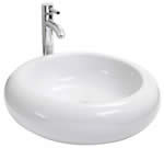 Ceramica Artise Round Countertop Basin with Tap