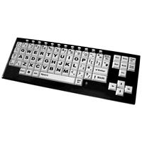 Ceratech Accuratus keyboard - black with extra large white keys