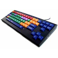 Ceratech Accuratus keyboard - multi colour - extra large keys - upper case