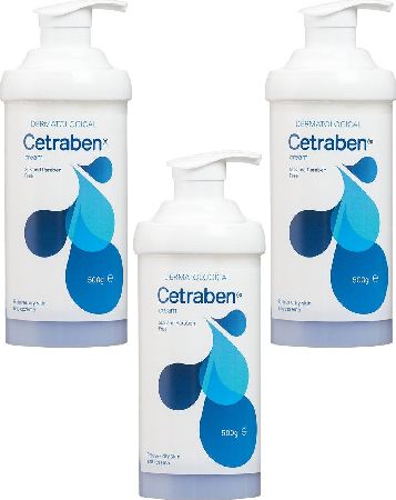 Cetraben, 2102[^]0104360 Emollient Cream Pump Dispenser - Triple