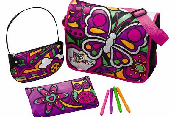 Colour and Design Your Own Bags