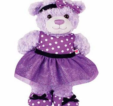 Chad Valley Design-a-Bear Purple Prom Dress Outfit