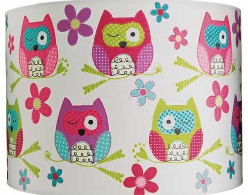 Chad Valley Owl Shade - White