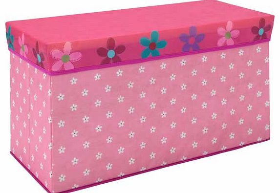 Chad Valley Upholstered Storage Box - Pink