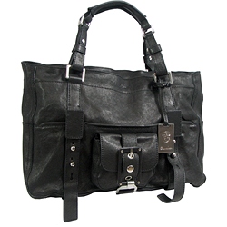 Caracas Leather Shoulder Bag + FREE Handbag Mirror Pouch