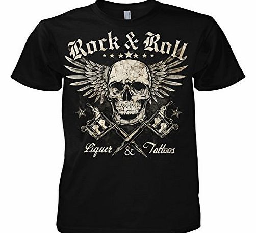 Rock Style Liquor And Tattoos 701750 T-Shirt XL