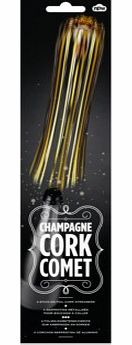 Champagne Cork Comet Streamer - Pack of Four